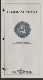 <span itemprop="name">SEBTS Commencement Program 1986 - Fall</span>