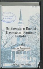 SEBTS Catalog 1966