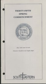 <span itemprop="name">SEBTS Commencement Program 1988 - Spring</span>