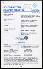 Southeastern Campus Bulletin Volume 7 Number 12 1979