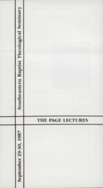 SEBTS Page Lecture - Donald G. Bloesch September 29, 1987