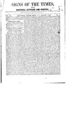 Signs of the Times 1847