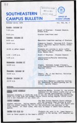 Southeastern Campus Bulletin Volume 7 Number 7 1979