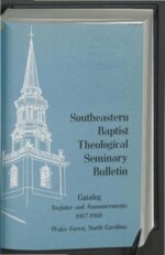 SEBTS Catalog 1967