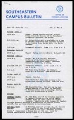 Southeastern Campus Bulletin Volume 2 Number 26 1975
